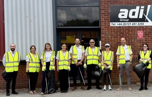 adi Group staff at Kings Norton Community Clean Up