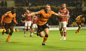 Diogo Jota scored his third goal for Wolves (© AMA / Sam Bagnall)