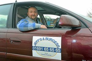Taxi driver Darren Gill, from Oswestry