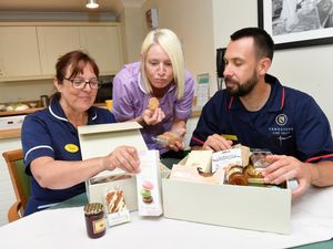 Supporting image for story: Care Home Nurses Gifted Care Package by Shropshire Homebuilder