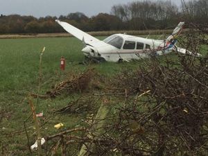 Supporting image for story: Sudden wind change caused air crash at Halfpenny Green Airport