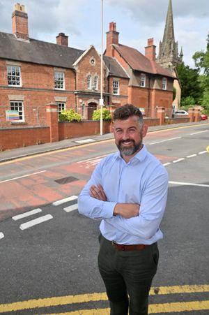 Liam Floyd of Taylors estate agents is responsible for marketing the flats
