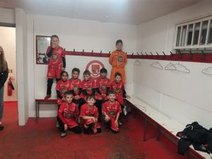 Full team who helped raise money