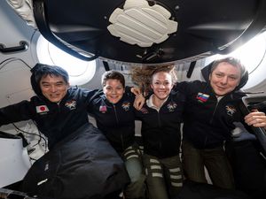 Supporting image for story: Astronauts return to Earth with SpaceX after five months at ISS