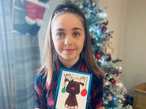 Supporting image for story: Lily-May's special Christmas card