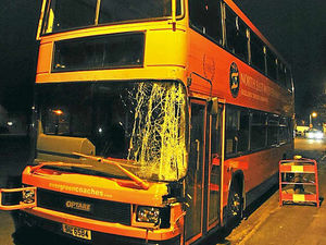 Supporting image for story: Wrecking spree by stolen bus