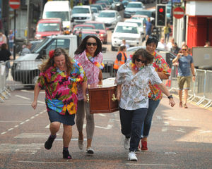 The coffin race in Dudley