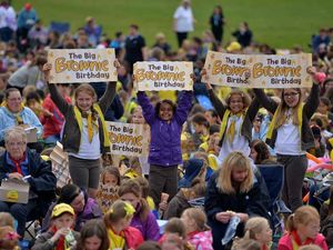 Supporting image for story: Youngsters celebrate the Big Brownie Birthday