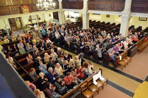 Crowds enjoy the concert.