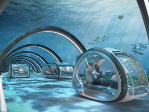 Supporting image for story: Self-cleaning homes and flying taxis will be common by 2069, experts predict