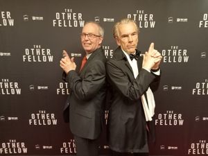 Supporting image for story: Shropshire's own James Bond in Oh-Oh-Heaven at film premiere 
