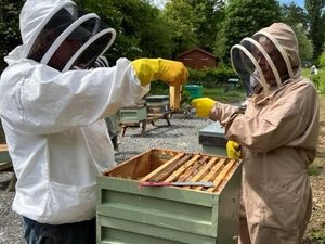 Supporting image for story: Beekeepers buzzing over new community building funded through Severn Trent grant 