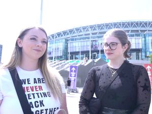 Supporting image for story: ‘A party with all your best friends’: Fans queue for Taylor Swift’s Wembley gig