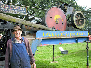 Supporting image for story: Shropshire tree feller Landy Lawley is still sawing strong
