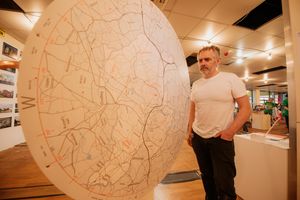 The former Poundland at Kings Square Shopping Centre in West Bromwich, has been turned into an exhibition called The Caravan Gallery, The Sandwell Pride of Place Project - Blast! Festival