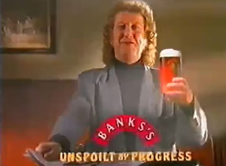 Noddy appeared in a TV advert for Banks's in 1994