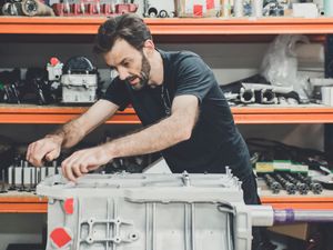 Supporting image for story: Aston Martin Bulldog: Engine rebuild on one of the world’s rarest cars in final stages