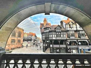 The view from a Chester Row