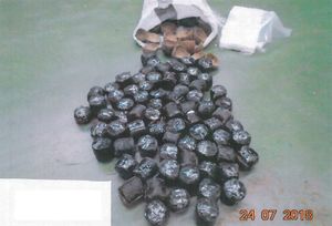 The drugs seized from Richard Myers. Photo: National Crime Agency