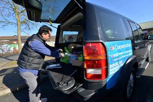 Unloading the artillery for the campaign trail