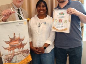 Supporting image for story: From China to Welshpool: Rotary club welcome fellow members