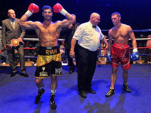Supporting image for story: Ryan Aston halts Harry Matthews for first belt