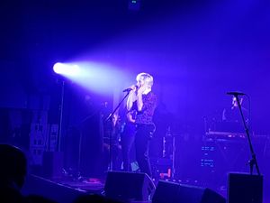 Alex Kapranos of Franz Ferdinand at the O2 Academy in Birmingham. Pic: Chris Rawlins