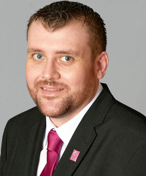 PROUD: AcoustaProducts General Manager Robert Hamilton