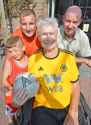 Bill Bowering with family