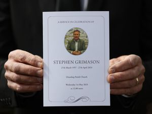 Supporting image for story: Ex-BBC broadcaster Stephen Grimason lived life full of colour, funeral told
