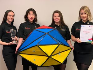 Supporting image for story: Telford pupils praised for prize-winning homeless shelter