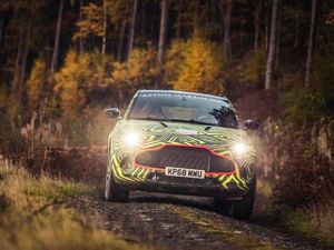 Supporting image for story: New Aston Martin DBX put through its paces on rally stage