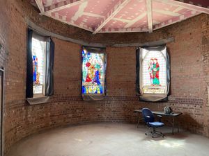 The old chapel inside the former Royal Hospital in Wolverhampton. Photo: Joe Sweeney/LDRS.