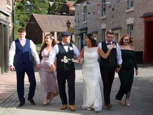 Supporting image for story: I now pronounce you Shelbys: What it's like to have a Peaky Blinders-themed wedding