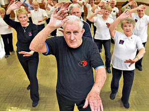 Supporting image for story: Tai chi king Pat still going strong at age of 87