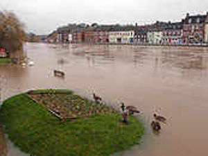 Supporting image for story: Flood fears for town residents