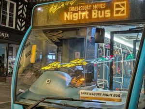 Supporting image for story: Shrewsbury night bus used by nearly 400 in first week as public urged to 'use it or lose it'