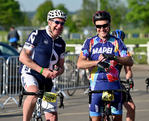 Round the Wrekin Sportive at Dudley and Kingswinford Rugby Club.