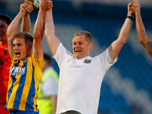 Supporting image for story: Steve Cotterill and Shrewsbury Town fans in special embrace after AFC Telford win