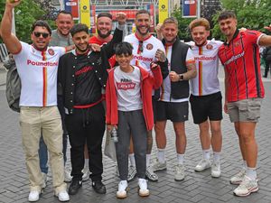 Supporting image for story: Super Saddlers! 18 pictures of Walsall fans heading to Wembley - can you spot yourself?
