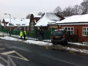 Supporting image for story: Lucky escape for pupils as car smashes into Wolverhampton school