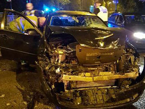 Supporting image for story: Three cars crash on Wolverhampton road