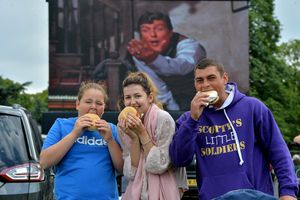 Ben White, Hannah Parkes and Domonic Atkiss from Rowley