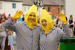 Jack Brindley and Sian Bull were Bananas in Pyjamas. Image by Andy Compton