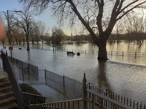 Supporting image for story: River Severn floods: Roads closed and trains cancelled as warnings remain in place