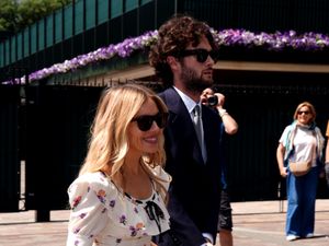 Supporting image for story: Sienna Miller and Katherine Jenkins attend day nine of Wimbledon