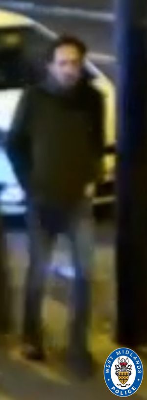 Police want to speak to this man about an alleged assault in Birmingham last Thursday