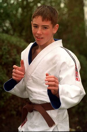 Craig aged 14 was already a member of Wolverhampton Judo Club