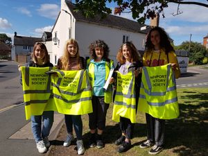 Supporting image for story: Girls pitch in with history society's bid to unearth Newport secrets