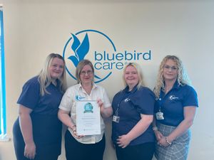 Supporting image for story: Care provider celebrating after award success